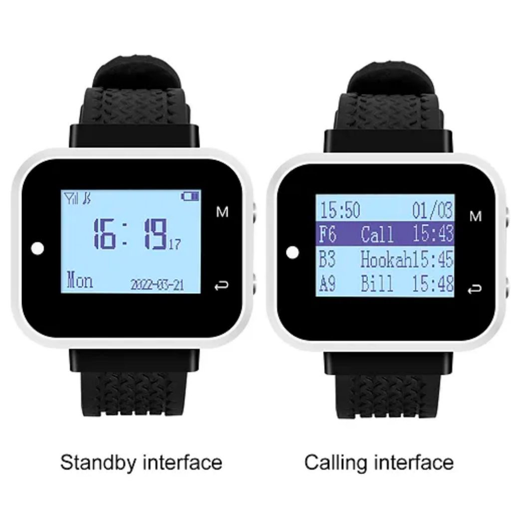 Waiter Calling System - Watch Pager