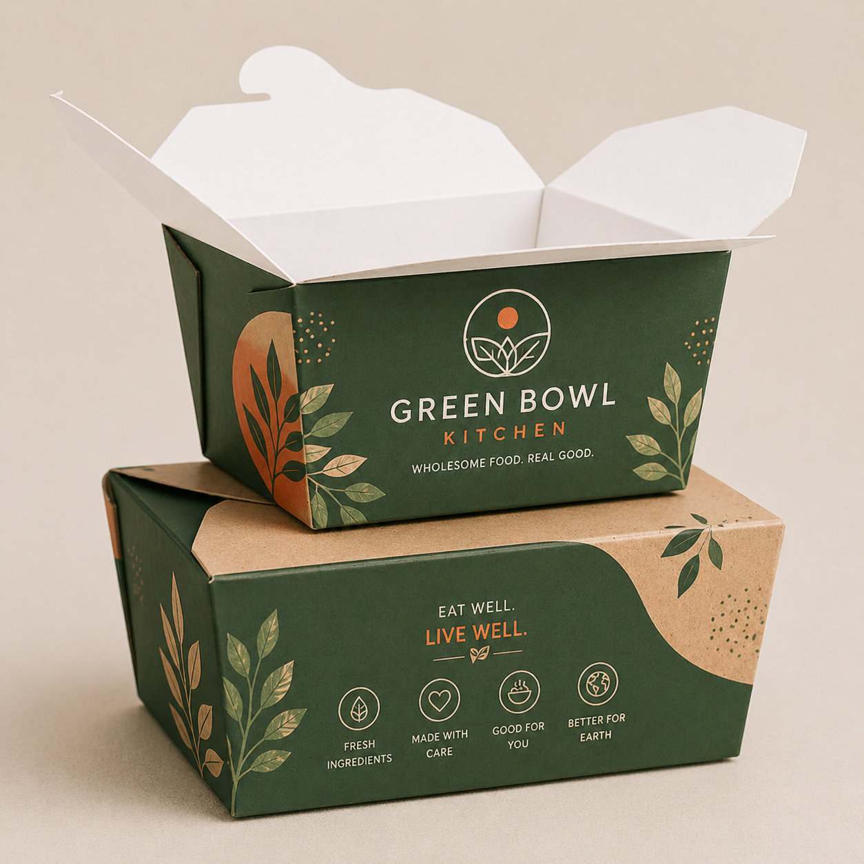 Kraft Fold Box