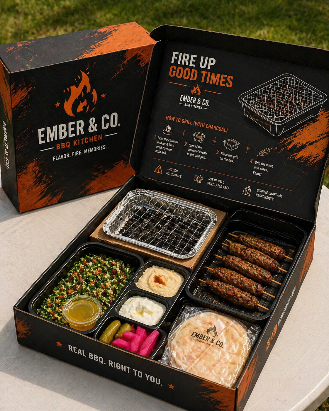 BBQ Box with Charcoal