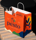 Paper Bag with Handle (Box of 1000 pcs)