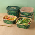 Rectangle Paper Container (Box of 1000 pcs) with Lids