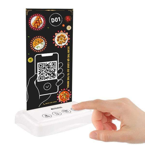 Wireless Table Calling Menu Transmitter Button