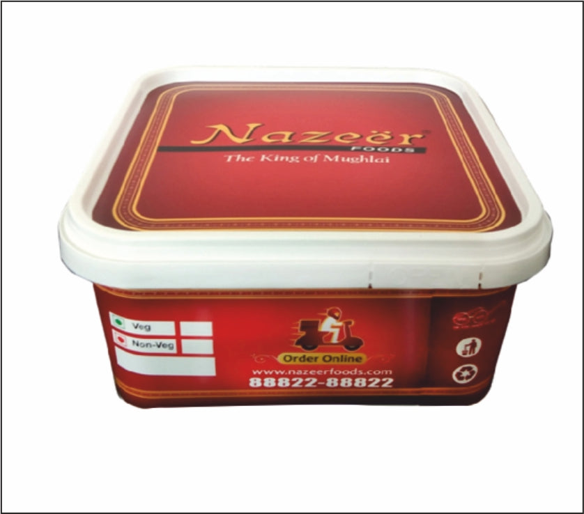 Square 8 oz  IML Container